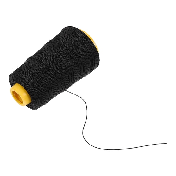 Mobutofu Nylon Thread for Sewing Machines Strong Fade Resistant Black Thread
