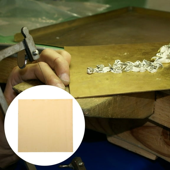 Mobutofu Raw Brass Plate Material for Jewelry and Engraving Projects Suitable for Crafting