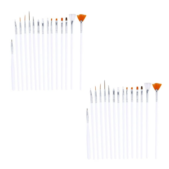 Mobutofu Cake Decorating Tools 30Pcs Nylon Brushes For Baking And Diy