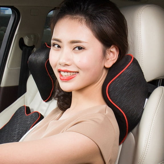 Mobutofu Universal Memory Foam Neck Break Cushion Car Headrest for Four Seasons Use