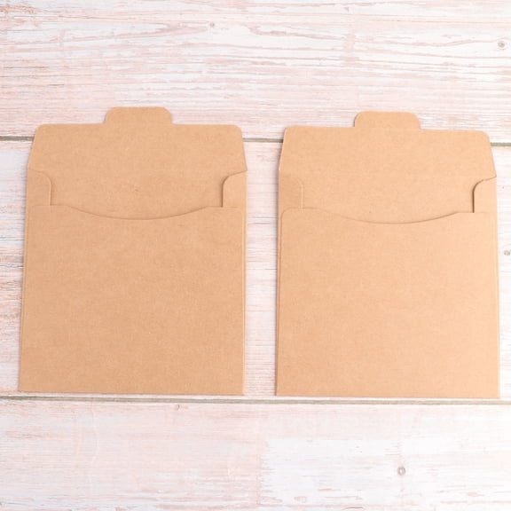 Mobutofu Cd Dvd Kraft Paper Sleeves 30Pcs Packaging Envelopes Scratch Prevention for present Giving