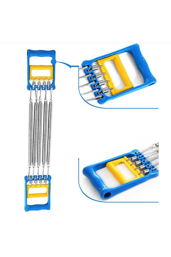 Chest Expander with Detachable Spring Steel for Pectoral Muscle Training and Arm Pulling Strength