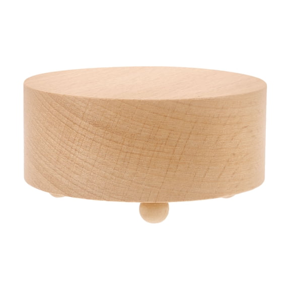 Mobutofu Compact Khaki Music Box Base Platform Replacement for Elegant Home Decoration and Craft Projects