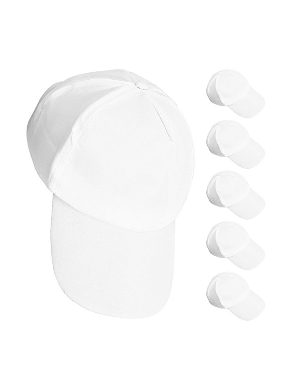 Cotton Paintable Baseball Hat White for Outdoor Sun Protection and Creative Drawing