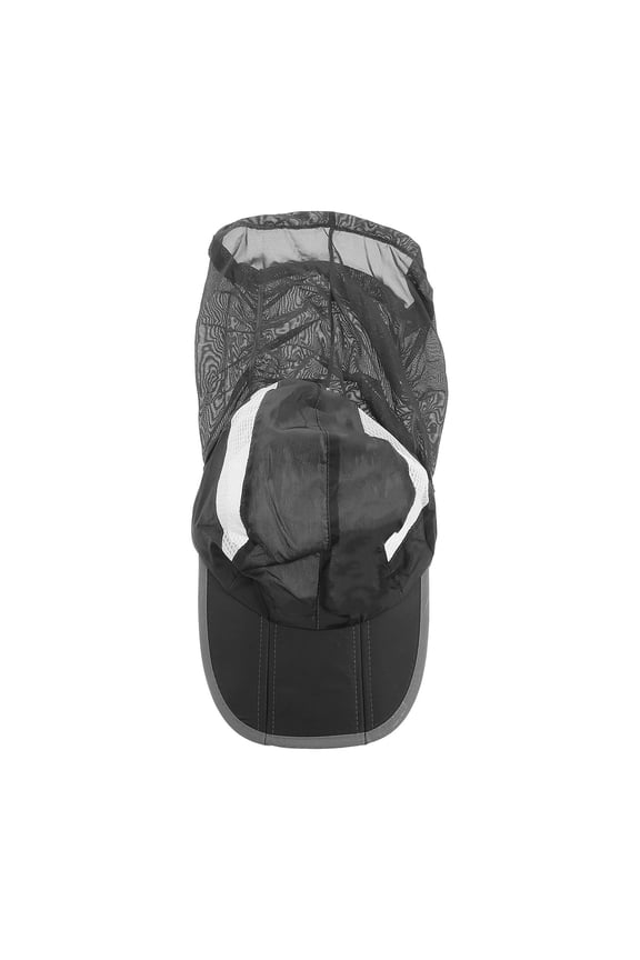 Dark Grey Fishing Hat with Neck Flap UV for Men and Women Outdoor Activities Sun Shield