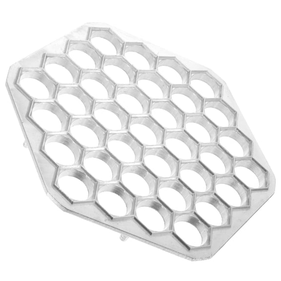 Mobutofu Kitchen Pelmeni Maker Plated Silver Aluminum Alloy Dumpling Mold Easy Storage