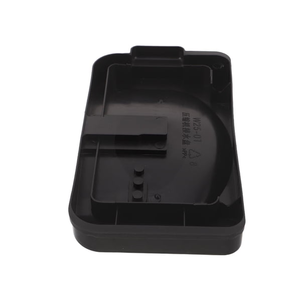 Mobutofu Durable Fridge Compressor Drain Pan Black Plastic for Optimal Evaporation and Water Management