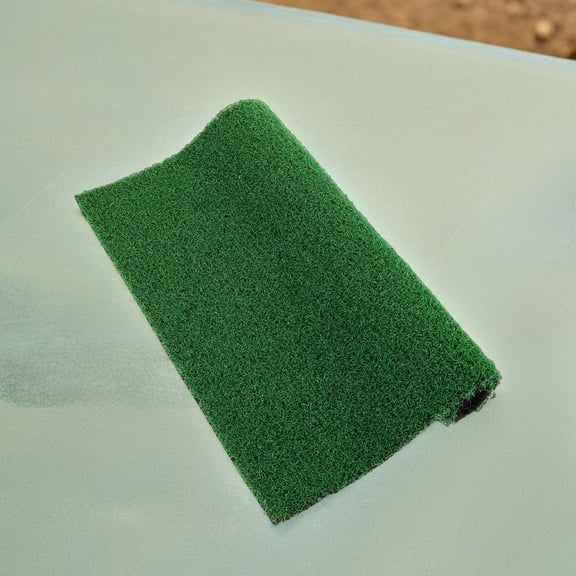 Mobutofu Easy Install Turtle Basking Platform Green Artificial Lawn Tile for Reptile Tank Accessories