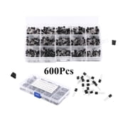Mobutofu Electronics Components Kit 600Pcs Kit with Silicon Material for Engineers 7.9x5.9x0.2in
