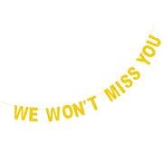 Mobutofu 1Pc Golden Wedding Banner Glitter Party Bunting for Elegant Celebration Decorations