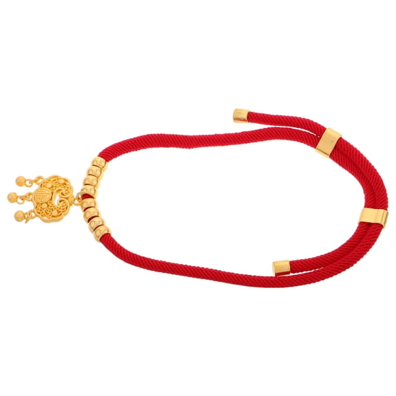 Mobutofu Fade-Resistant Pet Collar with Festive Red Rope and Beads for Dogs and Cats