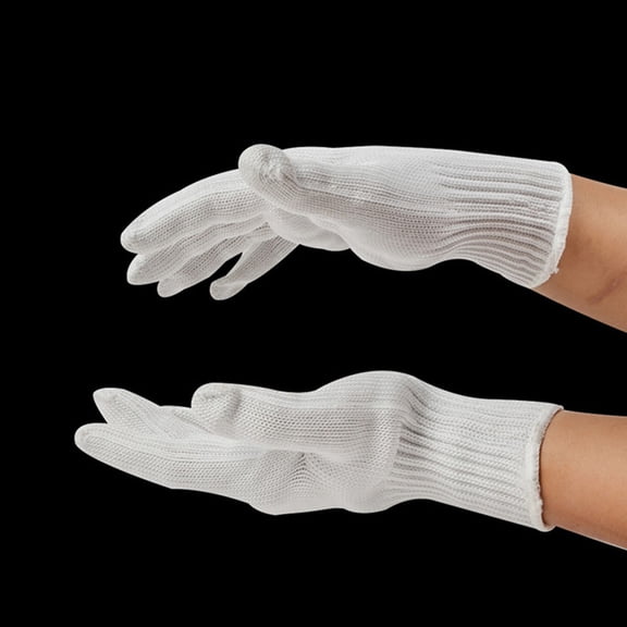Mobutofu Gloves for Cutting 1Pair 5 Cut Resistance Standard for Glass Handlers and Oyster Shucking
