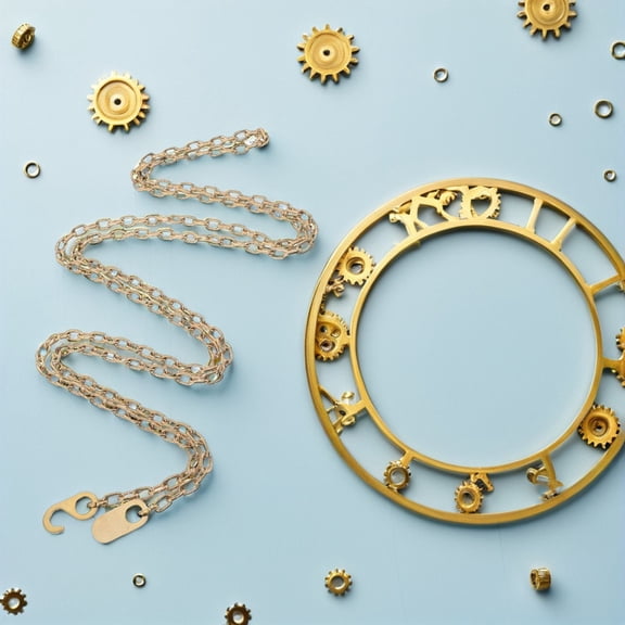 Mobutofu Metal Clock Chain Replacement for Floor Clocks Grandfather Pendulum Repair Part