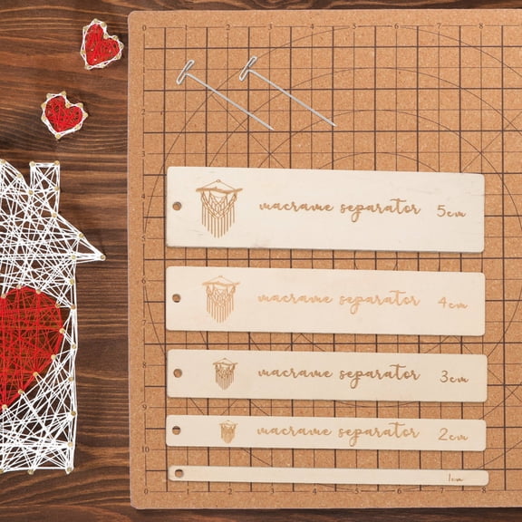 Mobutofu Grid Macrame Board for Bracelet Making, Knotting Craft Mat for Friendship Bracelets, Jewelry Weaving Projects