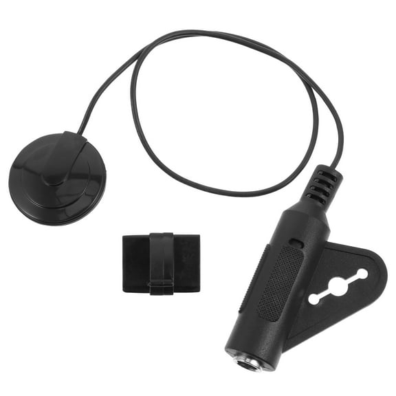 Mobutofu Guitar Pickup 1Pcs with Volume Control and Anti Feedback for Musicians in Black Abs Material