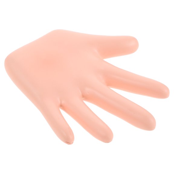 Mobutofu Hand Shaped Wall Hanging Organizer in Pink with Floating Resin Display Shelf