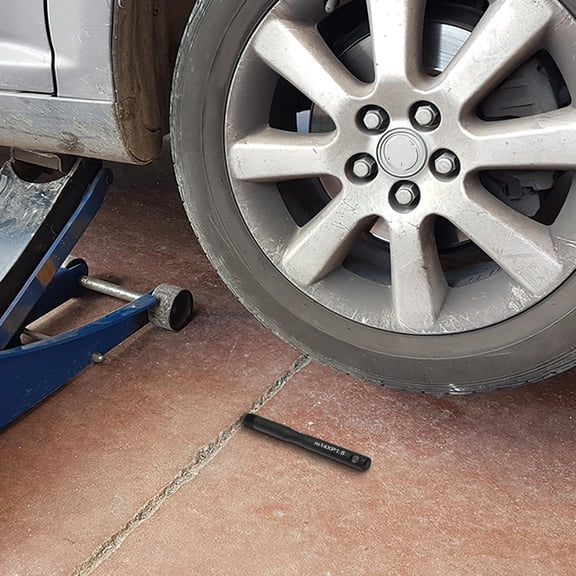Mobutofu Heavy Duty Car Tire Hanger with Alignment Pin and Wheel Bolt Guide for Easy Tire Positioning, Installation, and Repair