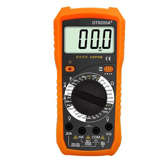 Mobutofu Large Screen Digital Multimeter with Auto Ranging, Ohm Tester, Compact Portable Design for Accurate Electrical Measurements