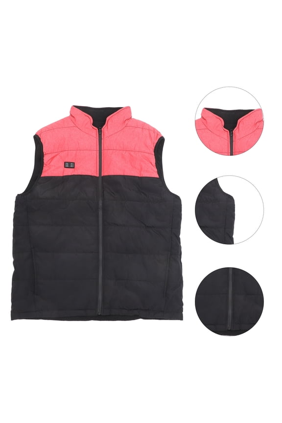 Men's Electric Heated Vest, Thermal Warm Jacket for Outdoor Hiking, Fishing, Climbing and Cold Weather Activities