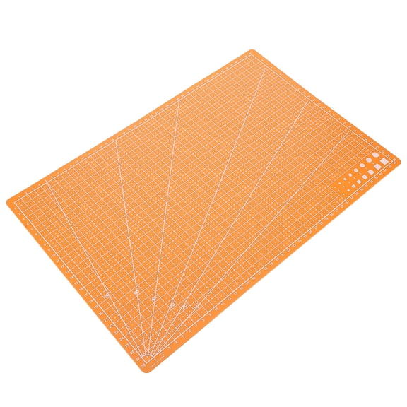 Mobutofu Orange Plastic Cutting Mat for Home and Craft Use, Protector with Professional, Practical Design