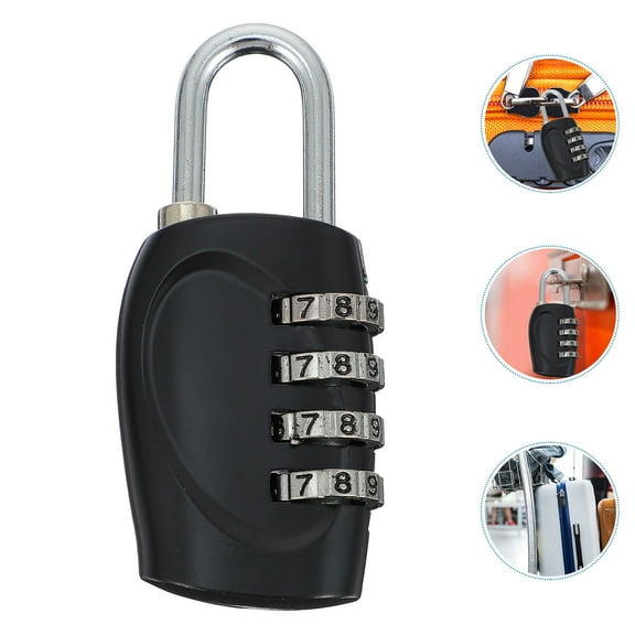 Mobutofu 2Pcs Portable Door Locks for Traveling Luggage Protection with No Key Needed Safety Padlock