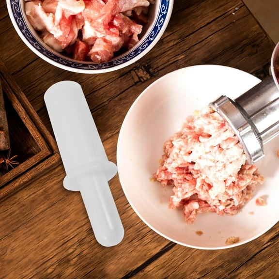 Mobutofu Plastic Meat Grinder Tamper Pusher Designed for Consistent Meat Grinding Performance