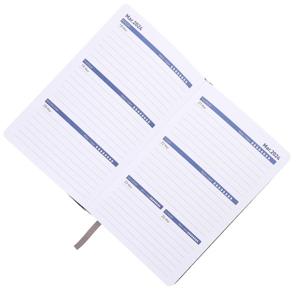 Mobutofu Portable Black Notepad for Writing with PU and Aluminum Alloy Material Ideal for Office and Travel 2023 Planner
