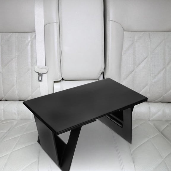 Mobutofu Portable Lightweight Laptop Desk for Car Rear Seat with Durable Foldable Design in Black