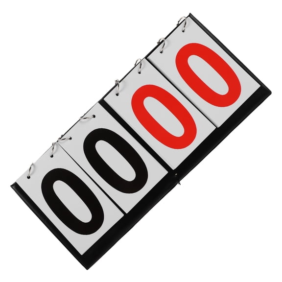 Mobutofu Portable Scoreboard Flipper on Stand with Double Color Display for Multi Sport Tabletop Score Keeping