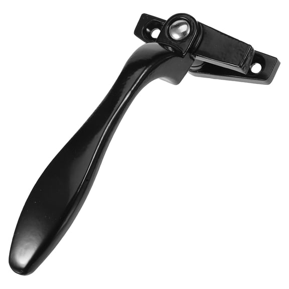 Mobutofu Black Stainless Steel Right-Hand Casement Handle with Sliding Lock