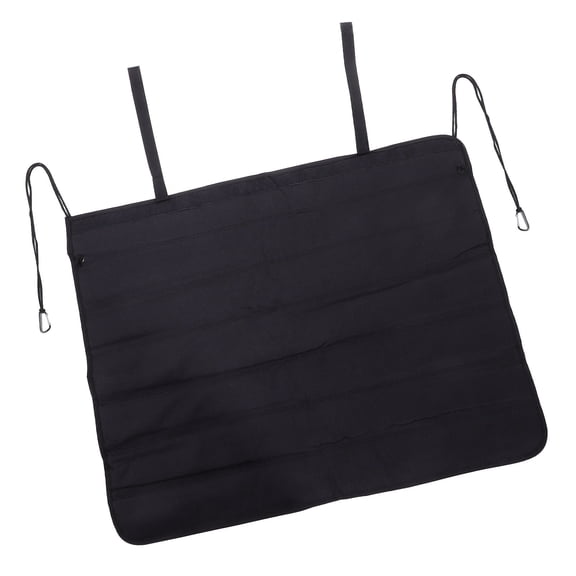 Mobutofu Rear Bumper Pad Guard Black Oxford Cloth Foldable for Car Use Anti-Scratch