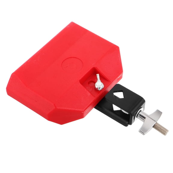 Mobutofu Red Plastic Percussion Block for Kids with Durable Design and Versatile Use, Perfect for Home or School, Size 3.5 x 5.5 Inches