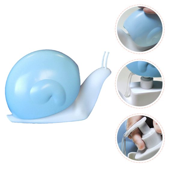 Mobutofu Refillable Snail Pump Dispenser Bottle for Hotel Bathroom, 1 Pack - Convenient, and Easy to Use