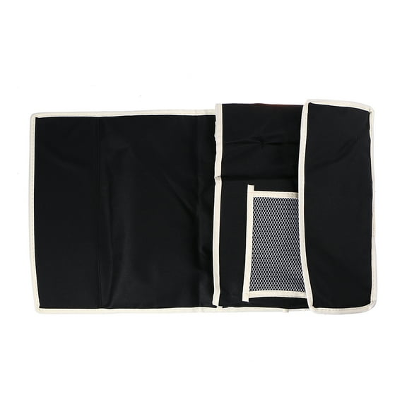 Mobutofu Remote Holder Bedside Organizer Black Oxford Cloth Hanging Storage for Dorm Room 1Set