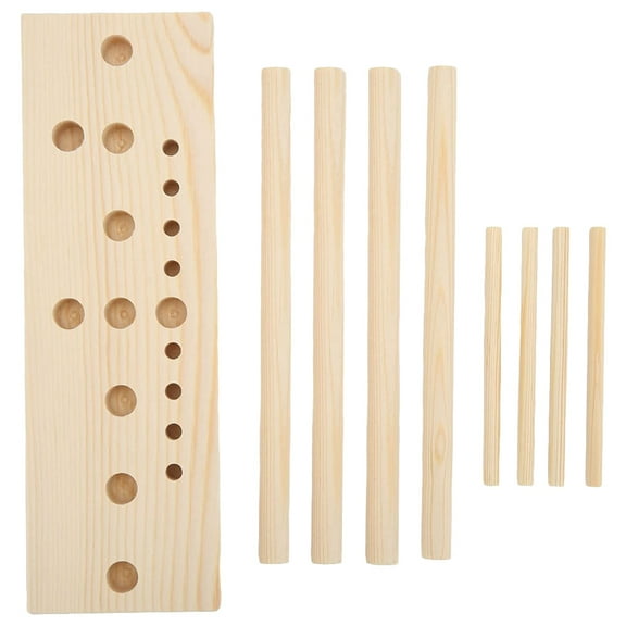 Mobutofu Ribbon Maker for Holiday Decorations Khaki 1-12 Inches Bow Size 1 Set