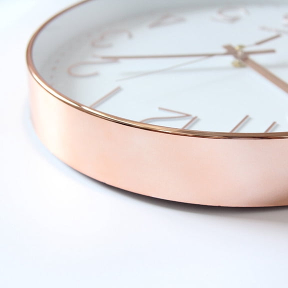 Mobutofu Silent Round Wall Clock with Multi-Color Design and Digital Display for Bedroom, Living Room, and Office Use