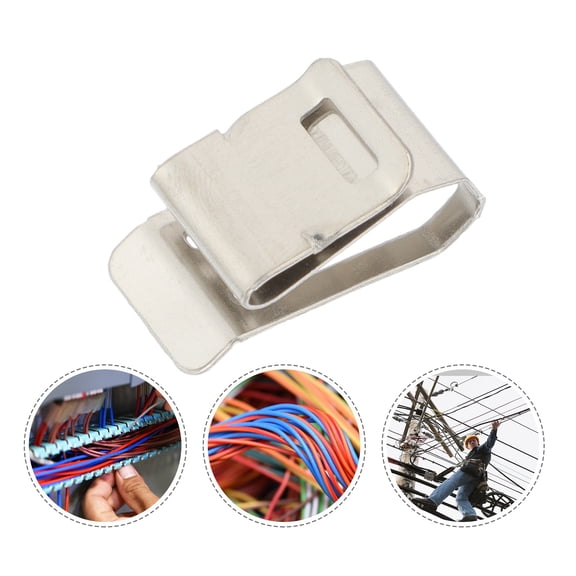 Mobutofu Stainless Steel Cable Holders 30 Pieces for Solar Panels, Trailer Wiring, and Outdoor Equipment Management