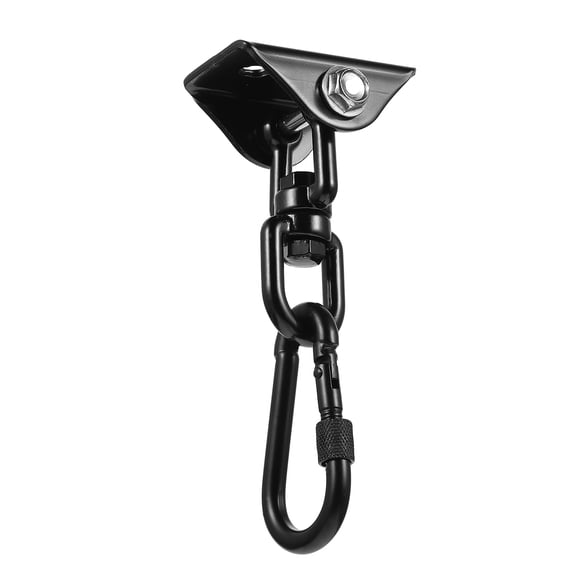Mobutofu Stainless Steel Hammock Hook 1 Set Black for Swing Accessories Practical Design 7x10cm