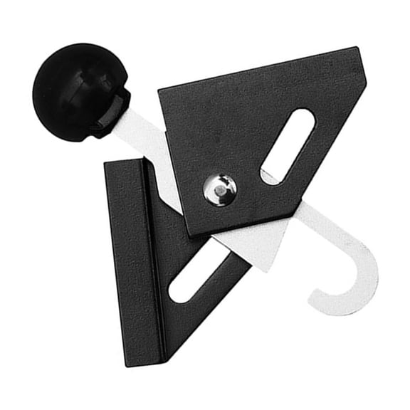 Mobutofu Tent Support Tool 1 Set Spherical Black Aluminum Alloy for Outdoor Enthusiasts