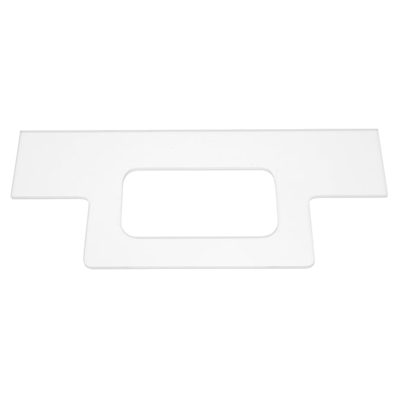Mobutofu Transparent Acrylic Cutting Board Template with Handle for Woodworking and Router Guide