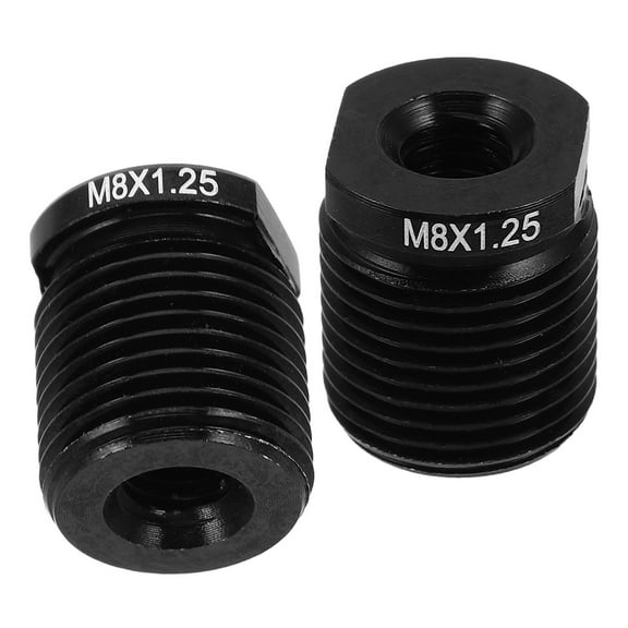 Mobutofu Universal Black Alloy Gear Shift Knob Adapter Kit for Car Durable Converter Design for Easy Installation