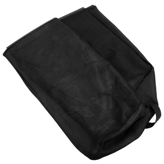 Mobutofu Universal Lawn Mower Bag Black Nylon Leaf Catching Bag with Drawstring for Easy Storage