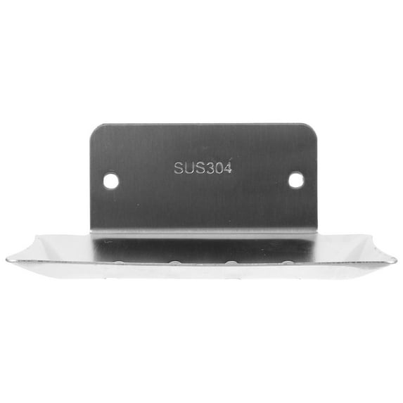 Mobutofu Wall Mounting Soap Tray 1Pcs Silver Punch Free Design Aviation Aluminum with Drainage Bathroom Accessory