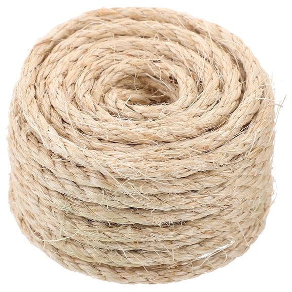 Mobutofu Wear Resistant Cat Scratcher Rope 1 Roll Of Natural Style Sisal Hemp