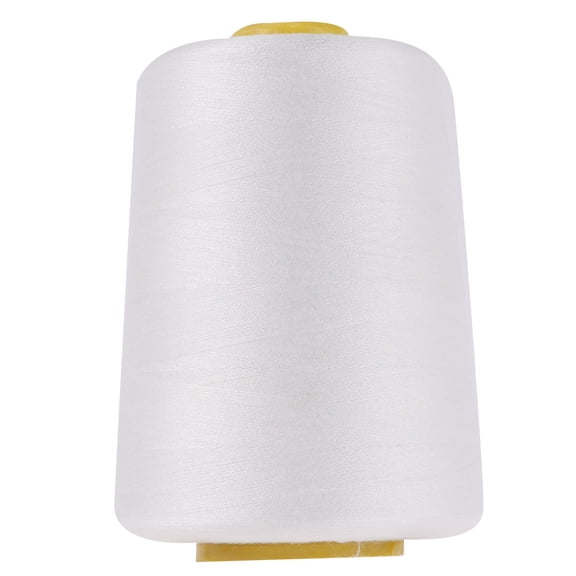 Mobutofu White Sewing Thread for Clothes and Pants Polyester Sturdy Consistent Sewability