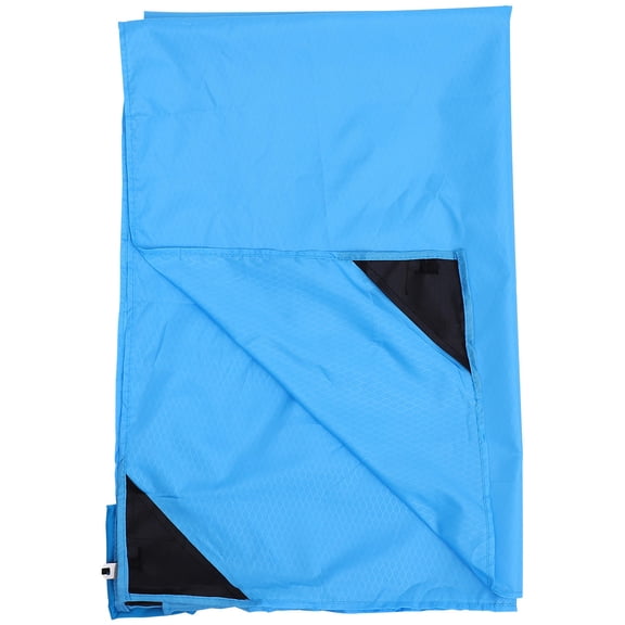 Mobutofu Portable Waterproof Picnic Blanket Blue Multifunctional Outdoor Mat for Camping and Beach