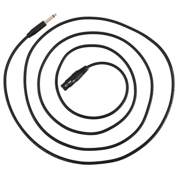 Mobutofu Female to Female Xlr Audio Cable Adapter for Stable Clear Signal Transmission Black