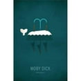 thumbnail image 1 of Moby Dick Minimal Poster Print by Christian Jackson - 24 x 36 - Large, 1 of 1