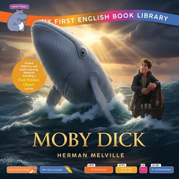Moby Dick (Smart Hippo My First English Book Library): Educational Storybook (ESL Students), (Paperback)