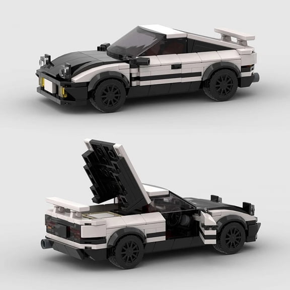 Moc AE86 City Car Speed Champion Building Blocks Sports Racing Car Vehicle Racer Figure Educational Creative Garage Kid Toy Gift